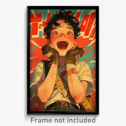 Korean Movie Poster - Boy Feeling Delighted, Cheery Half Gloves (Art Print)