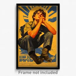 Greek Movie Poster - Boy Feeling Awe, Outlandish Tight Pants (Greece Art Print)