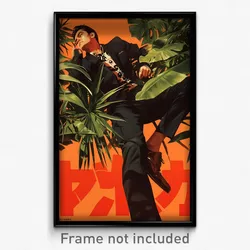 Vietnamese Movie Poster - Man Feeling Obstinate, Athletic Ribbed Bodysuit