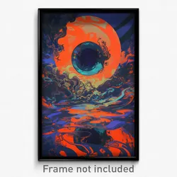 Art Poster - Meager Hole (Psychedelic Trippy Weird 11x17 Print)