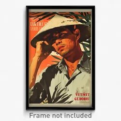Vietnamese Movie Poster - Man Feeling Paranoid, Wavy Pink Neckerchief (Print)