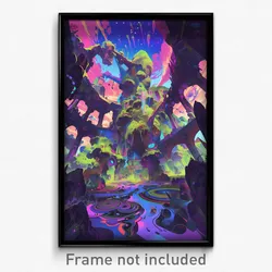 Art Poster - Urban Keep (Psychedelic Trippy Weird 11x17 Print)