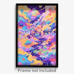 Art Poster - Bleak Heap (Psychedelic Trippy Weird 11x17 Print)