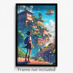 Art Poster - Meek Bluff (Psychedelic Trippy Weird 11x17 Print)
