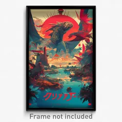 Vietnamese Movie Poster - Massive Exotic Area (Vietnam Retro Film Art Print)