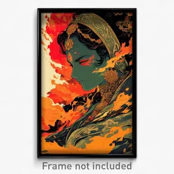 Bollywood Movie Poster - Outlandish Dell (India Retro Film Art Print)