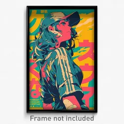 Greek Movie Poster - Woman Feeling Acceptance, Precious Baseball Uniform (Print)