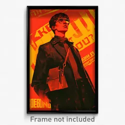 Russian Movie Poster - Boy Feeling Alarmed, Steel Edgy Clothes (Art Print)