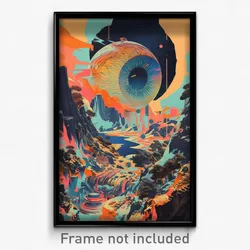 Movie Art Poster - Underground Fairground (Psychedelic Retro Weird Film Print)