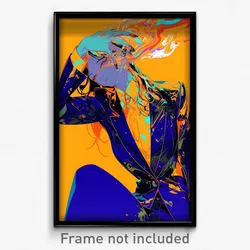 Art Poster - Woman Feeling Discombobulated Wearing Feminine Suit (Print)