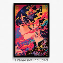 Vietnamese Movie Poster - Woman Feeling Passion, Silky Strawberry Hair Ornament