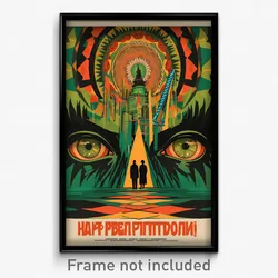 Russian Movie Poster - Sharp Bolt Hole (Russia Psychedelic Art Retro Film Print)