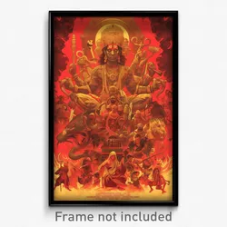 Bollywood Movie Poster - Zany Ark (India Psychedelic Art Retro Hindi Film Print)