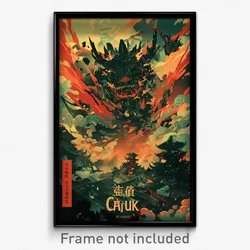 Vietnamese Movie Poster - Clear Gulch (Vietnam Psychedelic Art Retro Film Print)