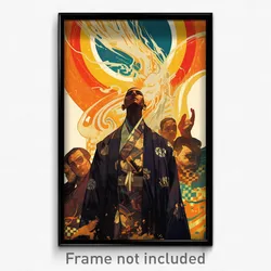Vietnamese Movie Poster - Brown Delta (Vietnam Psychedelic Art Retro Film Print)