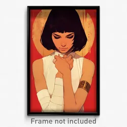 Movie Art Poster - Girl Feeling Humiliation, White Armlet (Retro Film Print)