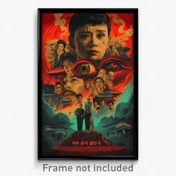 Korean Movie Poster - Aged Graveyard (Korea Psychedelic Art Retro Film Print)