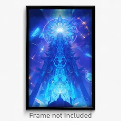 Movie Art Poster - Light Blue Sepulchre (Psychedelic Retro Weird Film Print)