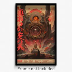 Vietnamese Movie Poster - Ancient Shaft (Vietnam Retro Film Art Print)