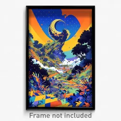 Art Poster - Reflecting Duchy (Psychedelic Trippy Weird 11x17 Print)