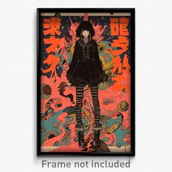 Chinese Movie Poster - Girl Feeling Resignation, Grandiose Ribbed Legwear