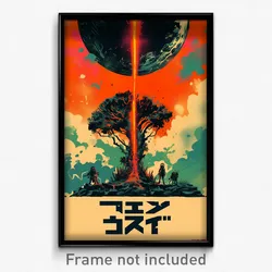 Hebrew Movie Poster - Stark Passage (Israel Psychedelic Art Retro Film Print)