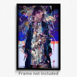 Anime Art Poster - Man Feeling Disheartened Wearing Marvelous Long Shirt (Print)