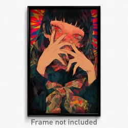 Anime Art Poster - Girl Feeling Greed Wearing Drab Neckerchief (Print)
