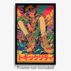 Japanese Movie Poster - Boy Feeling Apathy, Worn Roller Skates (Japan Art Print)