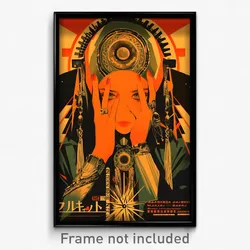 Greek Movie Poster - Woman Feeling Submissive, Strange Neck Tassel (Art Print)