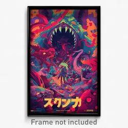 Japanese Movie Poster - Wild Keep (Japan Psychedelic Art Retro Film Print)