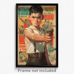 Thai Movie Poster - Boy Feeling Vengeful, Rich White Vest (Thailand Art Print)