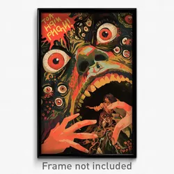 Russian Movie Poster - Unrealistic Maw (Russia Psychedelic Art Retro Film Print)