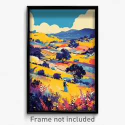 Greek Movie Poster - Exotic Fields (Greece Psychedelic Art Retro Film Print)