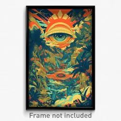 Bollywood Movie Poster - Adventurous Cloud Forest (India Hindi Film Art Print)