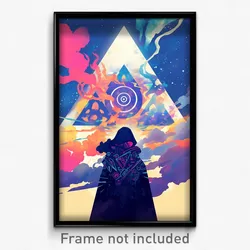 Movie Art Poster - Smoggy Wigwam (Psychedelic Trippy Retro Cartoon Film Print)