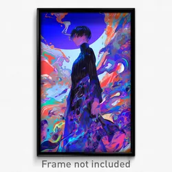 Anime Art Poster - Man Feeling Insightful Wearing Shady Turtleneck Dress (Print)