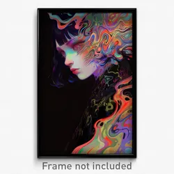 Art Poster - Dark Wasteland (Psychedelic Trippy Weird 11x17 Print)