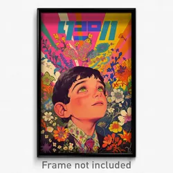 Hebrew Movie Poster - Boy Feeling Cheerfulness, Burly Pink Neckerchief (Print)