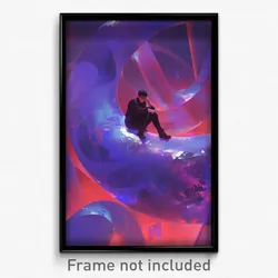 Art Poster - Gigantic Pipes (Psychedelic Trippy Weird 11x17 Print)