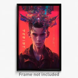 Thai Movie Poster - Boy Feeling Pessimism, Mysterious Cropped Jacket (Art Print)