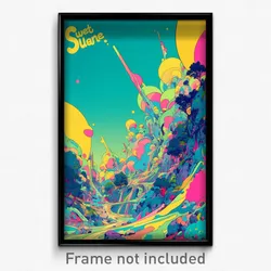 Movie Art Poster - Sweet Glade (Psychedelic Trippy Retro Cartoon Film Print)