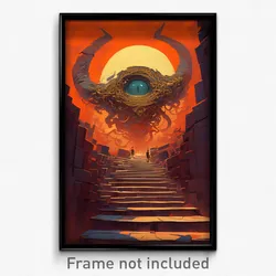 Movie Art Poster - Ancient Music Venue (Psychedelic Retro Weird Film Print)