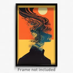 Russian Movie Poster - Noteworthy Post (Russia Psychedelic Art Retro Film Print)