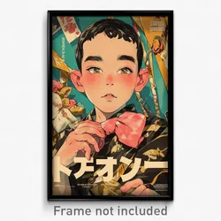 Thai Movie Poster - Boy Feeling Annoyance, Enchanted Pink Bow (Art Print)