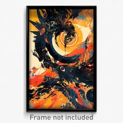 Thai Movie Poster - Distant Pit (Thailand Psychedelic Art Retro Film Print)