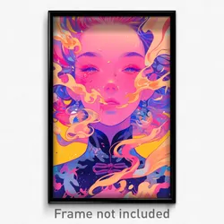 Art Poster - Clear Aerie (Psychedelic Trippy Weird 11x17 Print)