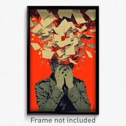 Hebrew Movie Poster - Boy Feeling Vengeful, Remarkable Grey (Israel Art Print)