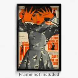 Vietnamese Movie Poster - Woman Feeling Jealousy, Remarkable Grey Dress (Print)