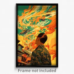 Vietnamese Movie Poster - Steel Pallisade (Vietnam Retro Film Art Print)